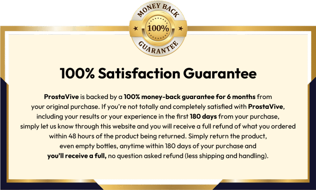 Money Back Gurantee